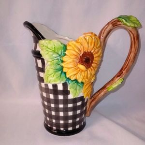 Fitz and Floyd Country Sunflower